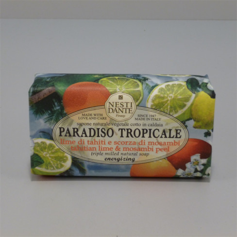 Vásároljon Nesti szappan romantica paradiso lime-mosambi peel 250g terméket - 1.316 Ft-ért