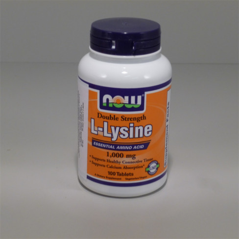 Vásároljon Now l-lysine tabletta 1000mg 100db terméket - 4.409 Ft-ért