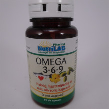 Nutrilab omega 3-6-9 500 mg 90x 90db