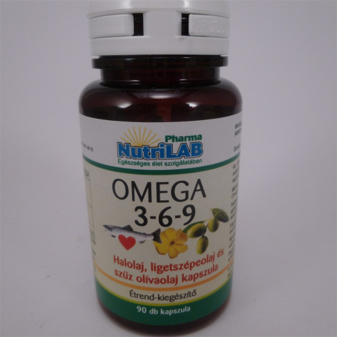 Vásároljon Nutrilab omega 3-6-9 500 mg 90x 90db terméket - 2.310 Ft-ért