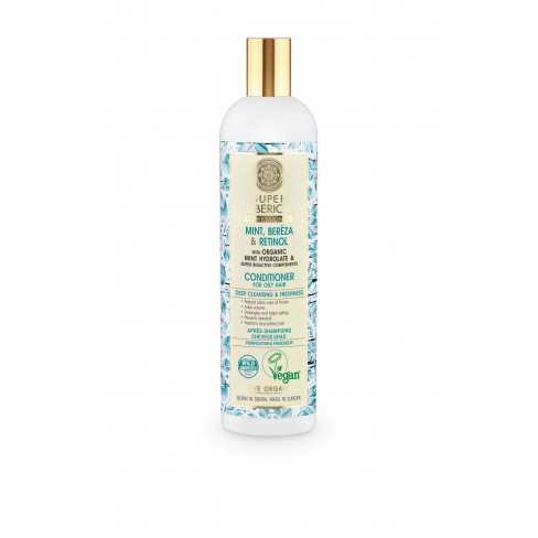 NATURA SIBERICA MÉLYTISZTÍTÓ FRISSÍTŐ HAJKONDICIONÁLÓ ZSÍROS HAJRA 400 ML