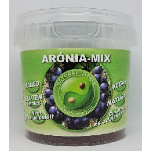 Vásároljon Natural vitale arónia-mix őrlemény 150g terméket - 2.063 Ft-ért