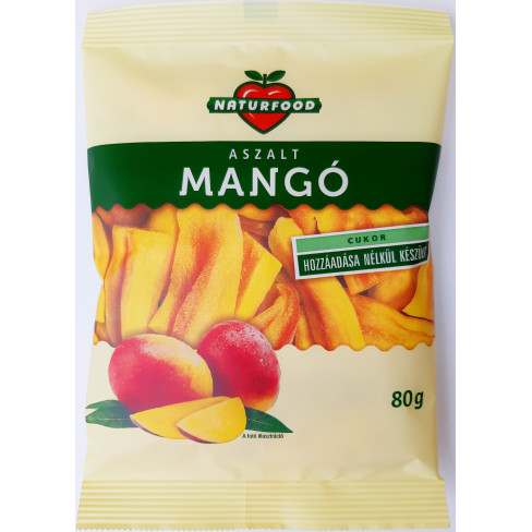 Vásároljon Naturfood aszalt mangó cukor nélkül 80 g terméket - 710 Ft-ért