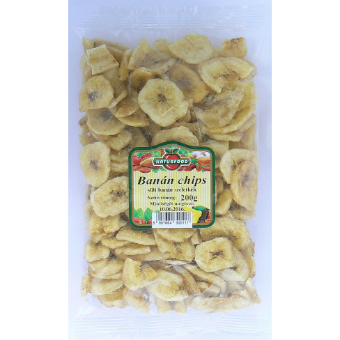 Vásároljon Naturfood banán chips 200g terméket - 463 Ft-ért