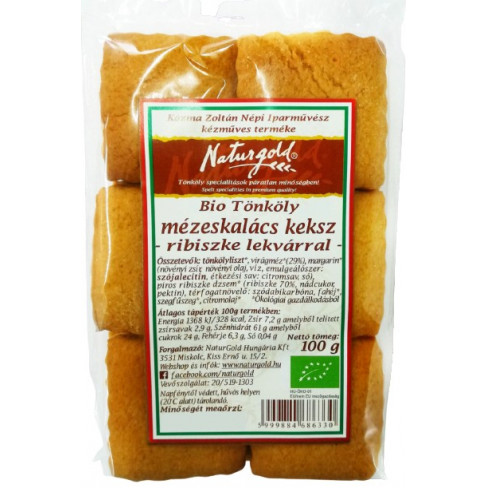Vásároljon Bio tönköly mézeskalács keksz ribizke lekvárral 100g terméket - 898 Ft-ért