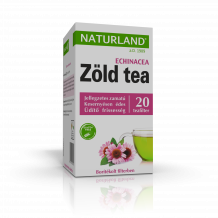Naturland tea zöld tea echináceával filteres 20db