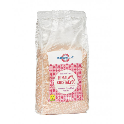Vásároljon Naturmind natúr himalaya só, finom rózsaszín 1kg terméket - 461 Ft-ért