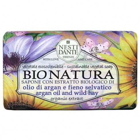 Vásároljon Nesti Dante Bionatura szappan széna argán olajjal 250 g terméket - 1.375 Ft-ért