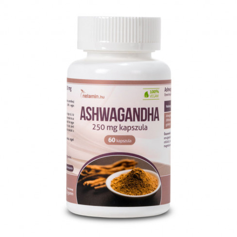 NETAMIN ASHWAGANDHA 250 MG KAPSZULA