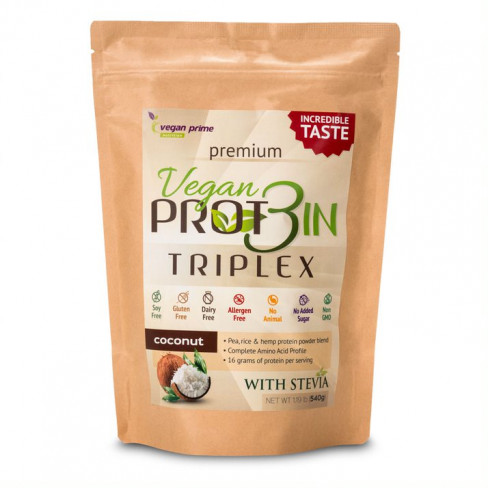 Vásároljon Netamin vegan prot3in triplex kókuszos 540g terméket - 6.004 Ft-ért