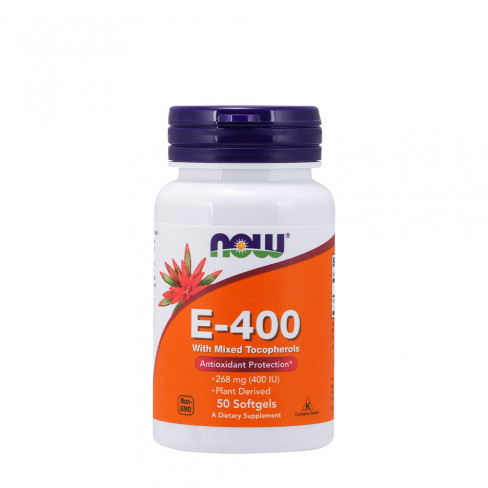 Vásároljon Now e-400 antioxidant lágyzselatin kapszula 50db terméket - 2.780 Ft-ért