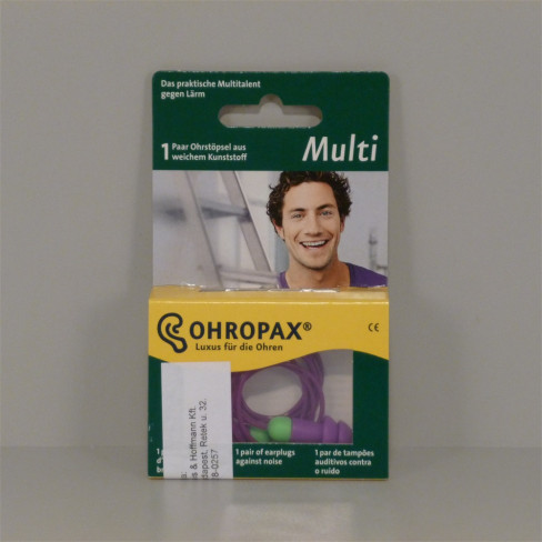 Vásároljon Ohropax multi füldugó 2db terméket - 2.141 Ft-ért