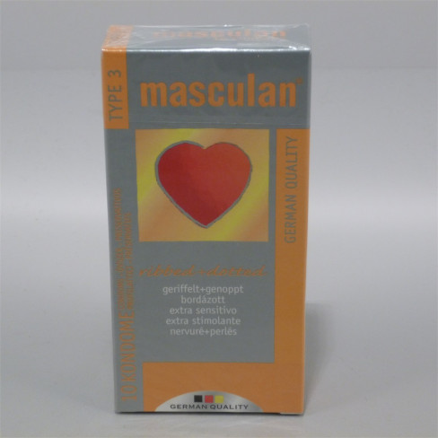 Vásároljon Óvszer masculan 3-as bordázott 10db terméket - 904 Ft-ért