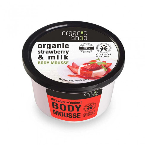 Vásároljon Organic shop eper joghurt bio testápoló krém 250ml terméket - 1.185 Ft-ért