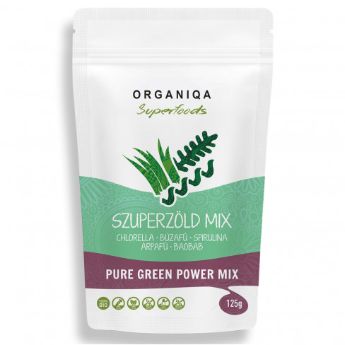 Vásároljon Organiqa bio nyers pure green power 125g terméket - 2.652 Ft-ért
