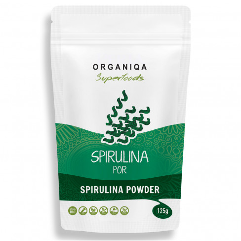 Vásároljon Organiqa bio spirulina por 100% nyers 125g terméket - 1.670 Ft-ért