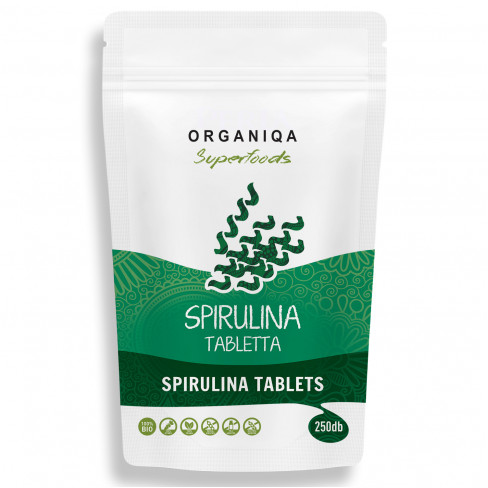 Vásároljon Organiqa bio spirulina tabletta 250db terméket - 1.866 Ft-ért