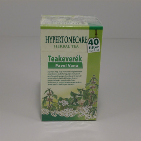 Vásároljon Pavel vana hypertonecare herbal tea 40x1,6g 64g terméket - 1.291 Ft-ért