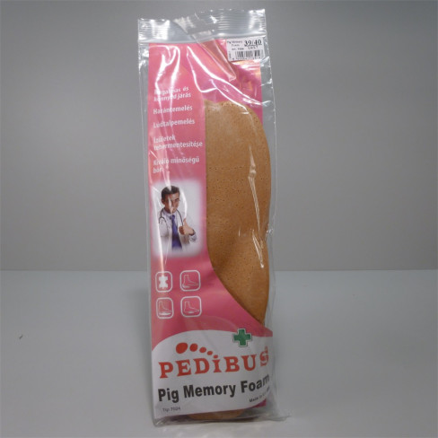 Vásároljon Pedibus talpbetét bőr pig memory foam 39/40 1db terméket - 1.713 Ft-ért