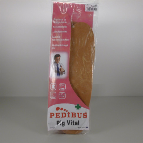 Vásároljon Pedibus talpbetét bőr pig memory foam 41/42 1db terméket - 1.713 Ft-ért