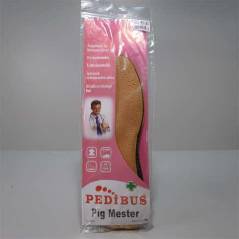 Vásároljon Pedibus talpbetét bőr pig mester 41/42 1db terméket - 1.399 Ft-ért