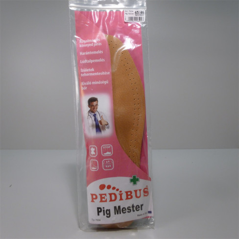Vásároljon Pedibus talpbetét bőr pig mester 45/46 1db terméket - 1.399 Ft-ért