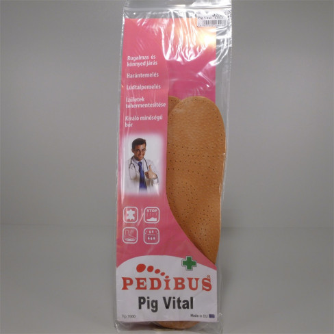 Vásároljon Pedibus talpbetét bőr pig vital 35/36 1db terméket - 1.556 Ft-ért