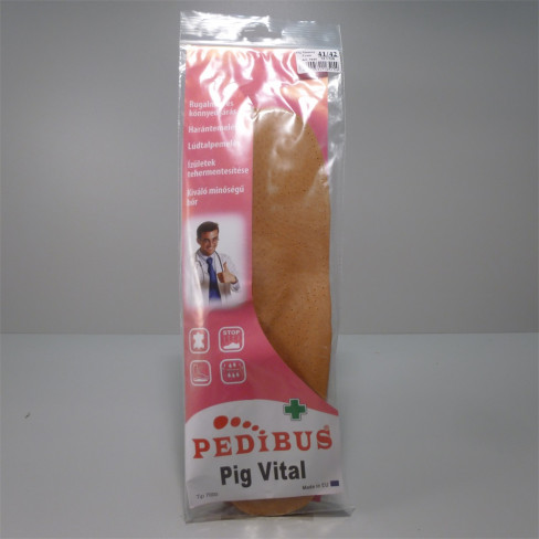 Vásároljon Pedibus talpbetét bőr pig vital 41/42 1db terméket - 1.556 Ft-ért