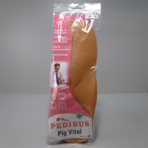 Vásároljon Pedibus talpbetét bőr pig vital 45/46 1db terméket - 1.556 Ft-ért