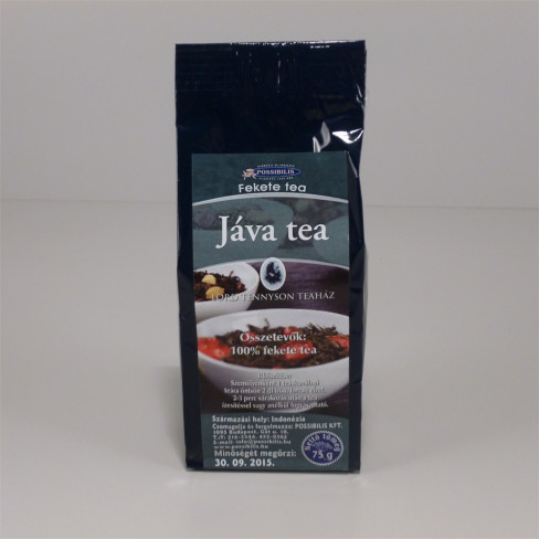 Vásároljon Possibilis tea java fekete 75g terméket - 1.734 Ft-ért
