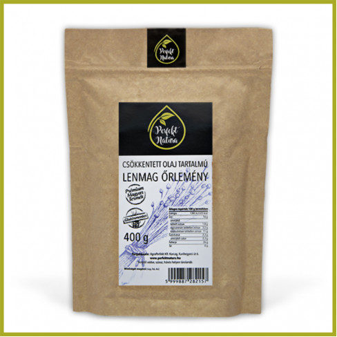 PERFEKT NATURA CSÖKKENTETT OLAJTARTALMÚ LENMAG ŐRLEMÉNY 400 G