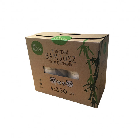 Vásároljon Perga 3 rétegű bambusz toalettpapír 4 db terméket - 2.748 Ft-ért