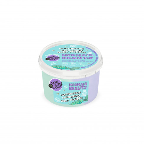 PLANETA ORGANICA SKIN SUPER GOOD TESTÁPOLÓ MOUSSE HIDRATÁLÓ CSILLOGÓ „MERMAID BEAUTY” 250 ML