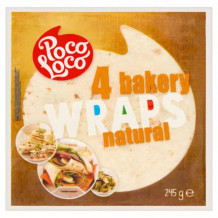Poco loco lágy tortilla búzalisztből 245g