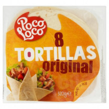 Poco loco lágy tortilla original 320g