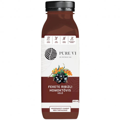PURE VI FEKETERIBIZLI-HOMOKTÖVIS VELŐ KIVONAT 500 ML