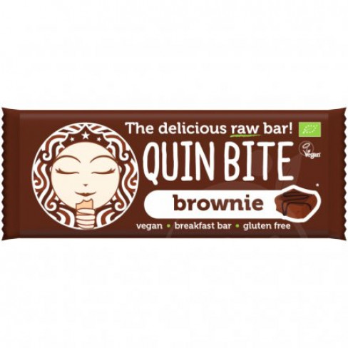Vásároljon Quin bite bio nyers desszert szelet brownie 30 g 30g terméket - 491 Ft-ért