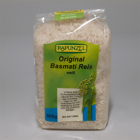 Vásároljon Rapunzel bio basmati fehér rizs 500g terméket - 1.902 Ft-ért