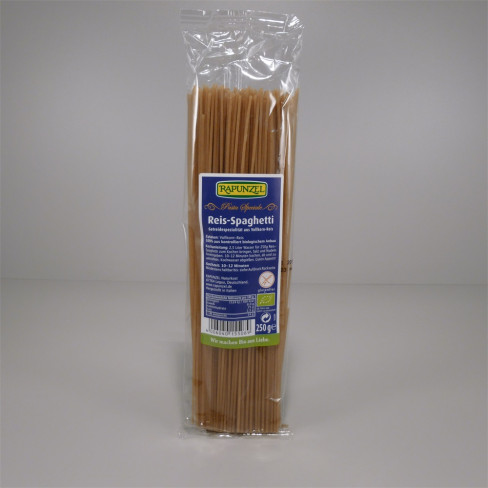 Vásároljon Rapunzel bio rizstészta spagetti teljes kiőrlésű 250g terméket - 1.407 Ft-ért