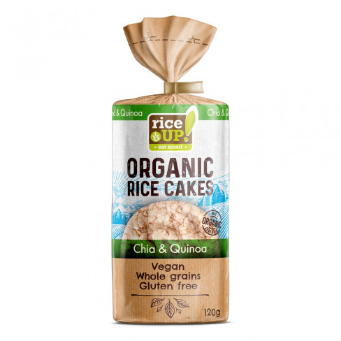 Vásároljon Rice up bio szelet chia mag & quinoa 120 g terméket - 368 Ft-ért