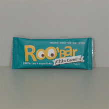 Roobar 100% raw bio gyümölcsszelet chia mag-kókusz 30g
