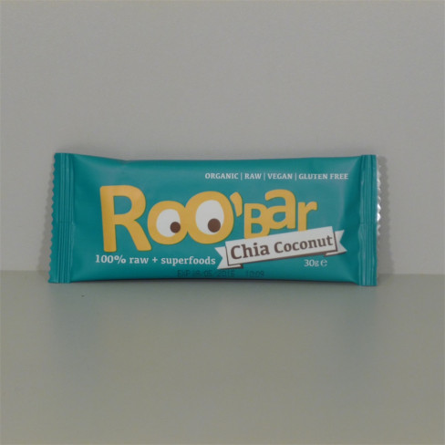 Vásároljon Roobar 100% raw bio gyümölcsszelet chia mag-kókusz 30g terméket - 314 Ft-ért