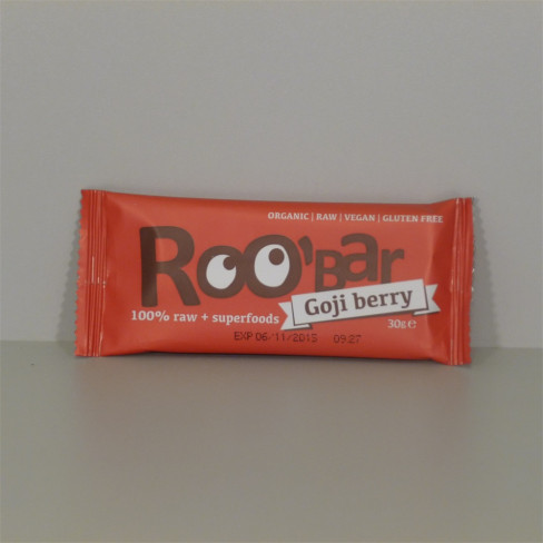 Vásároljon Roobar 100% raw bio gyümölcsszelet goji bogyóval 30g terméket - 491 Ft-ért