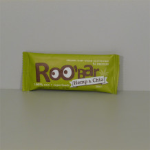 Roobar 100% raw bio gyümölcsszelet kender prozein-chia mag 30g