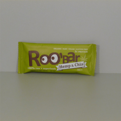 Vásároljon Roobar 100% raw bio gyümölcsszelet kender prozein-chia mag 30g terméket - 491 Ft-ért