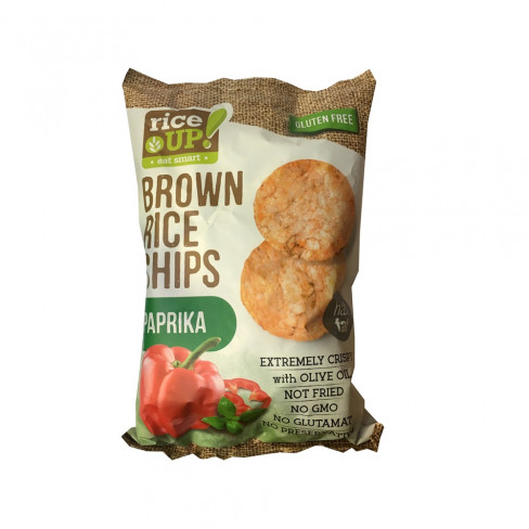 Vásároljon Rice up barna rizs chips paprikás 60g terméket - 275 Ft-ért