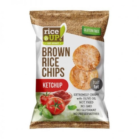 Vásároljon Rice up chips ketchup ízű 60g terméket - 275 Ft-ért