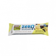 RICE UP ZERO RIZSSZELET BANÁNOS ÍZŰ ÉTCSOKOLÁDÉS HOZZÁADOTT CUKOR NÉLKÜL 18 G