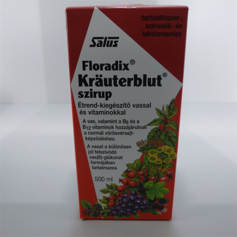 Vásároljon Salus floradix krauterblut szirup 500ml terméket - 8.206 Ft-ért