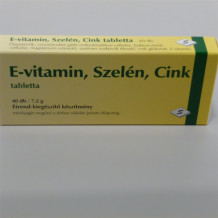 Selenium e-vitamin szelén cink tabletta 40db